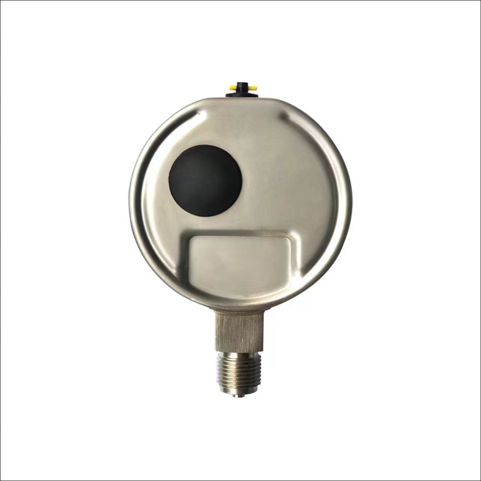 Semi-steel pressure gauge